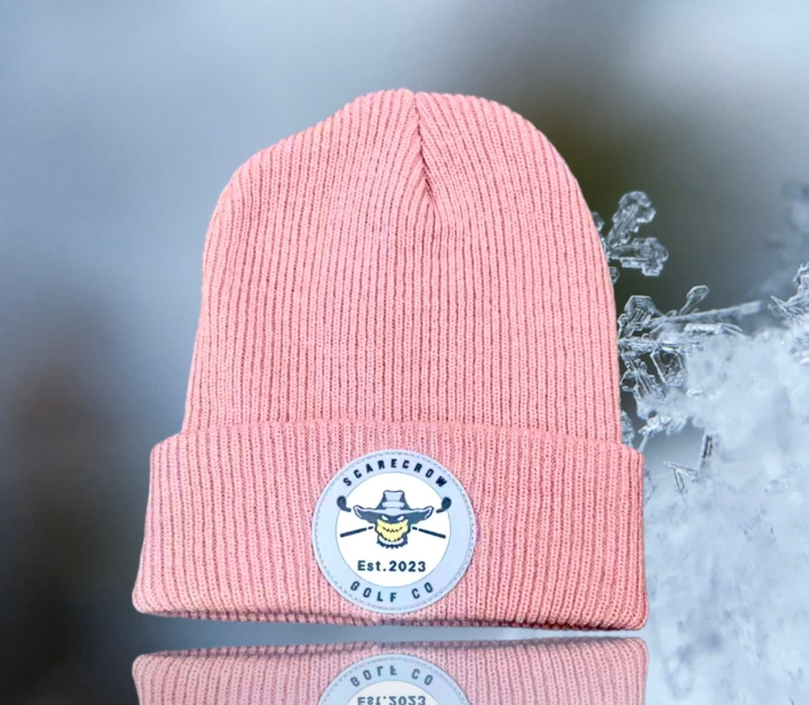 Scarecrow black golf beanie