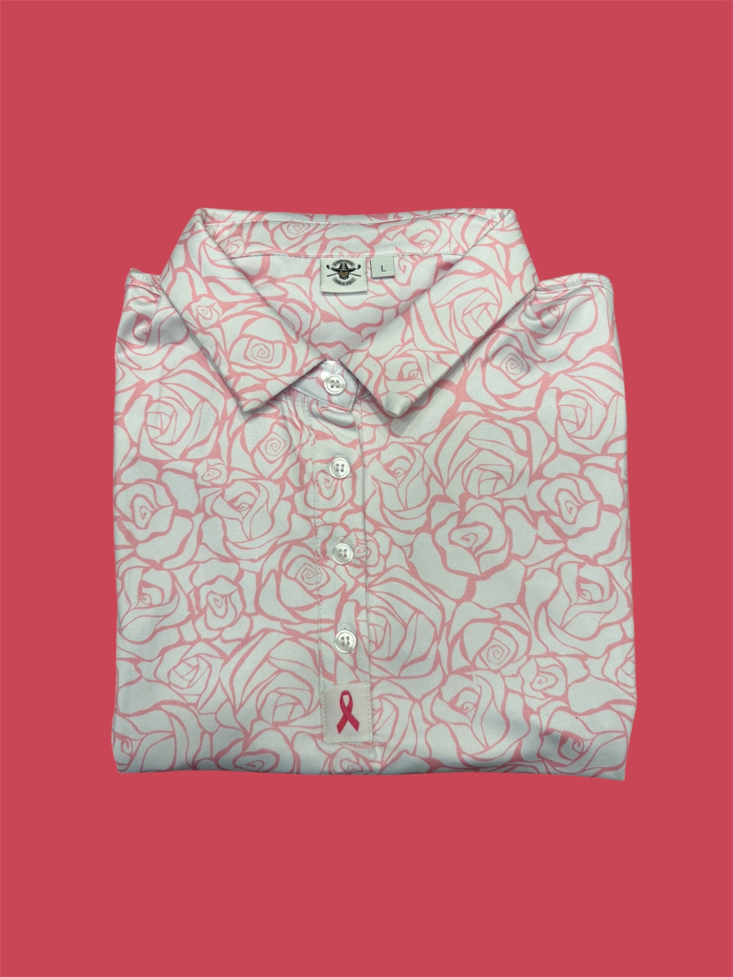 Polo Femme (avec manches) Cancer du sein