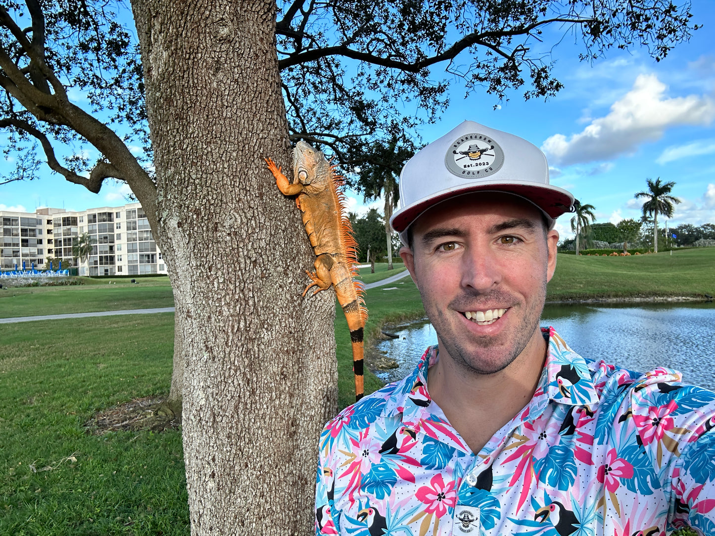 Scarecrow Golf White Pro Golf Cap