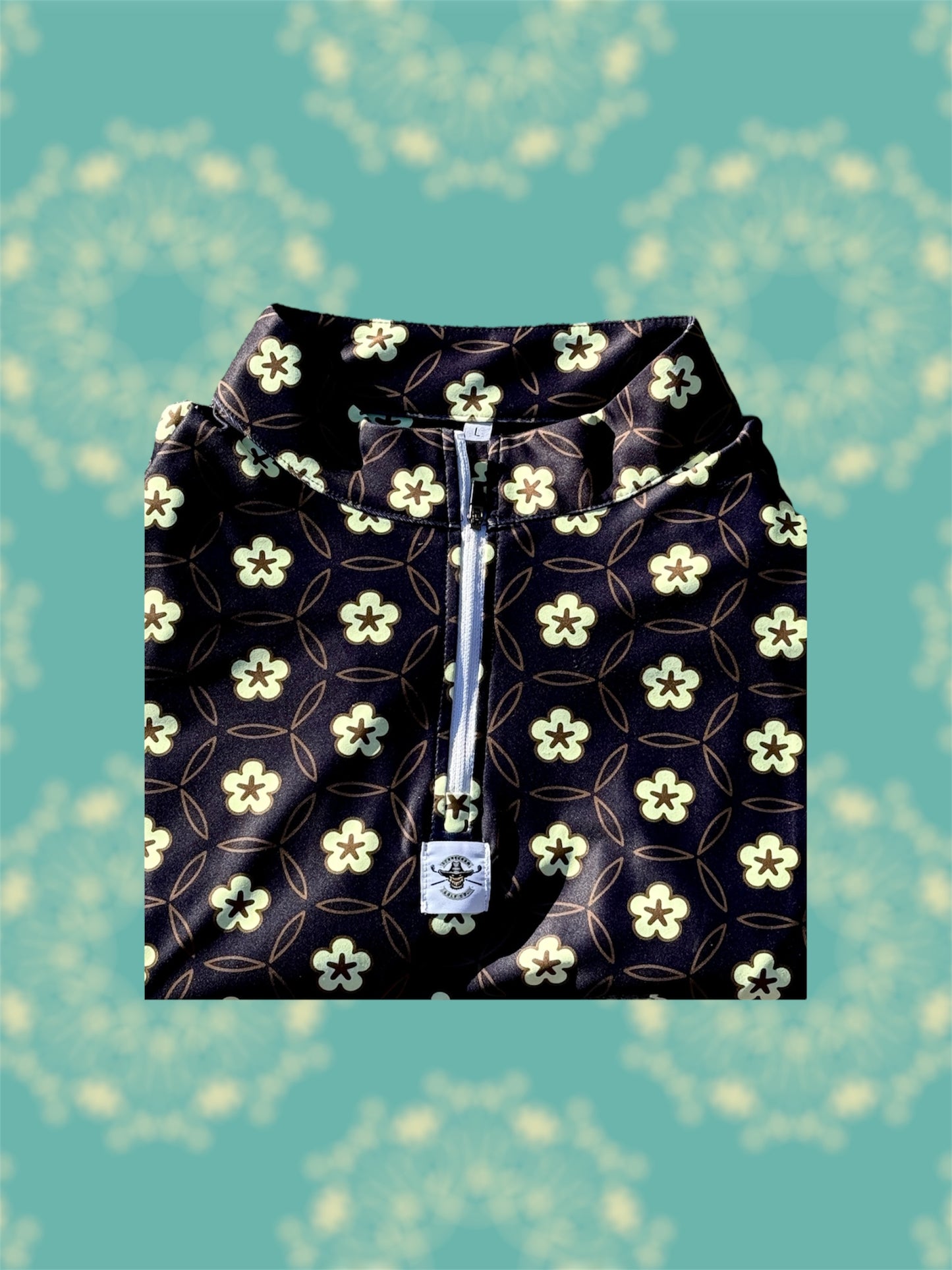 Polo 1/4 zip Sunflower (manche longue)