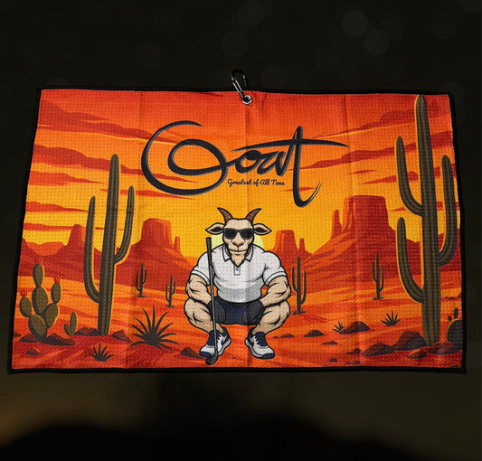 Serviette de golf G.O.A.T