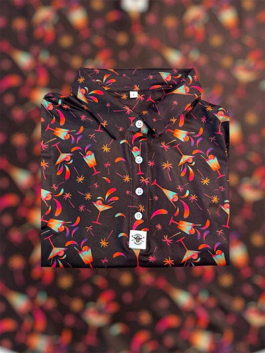 Polo Femme Rainbow Cocktail (sans manche)