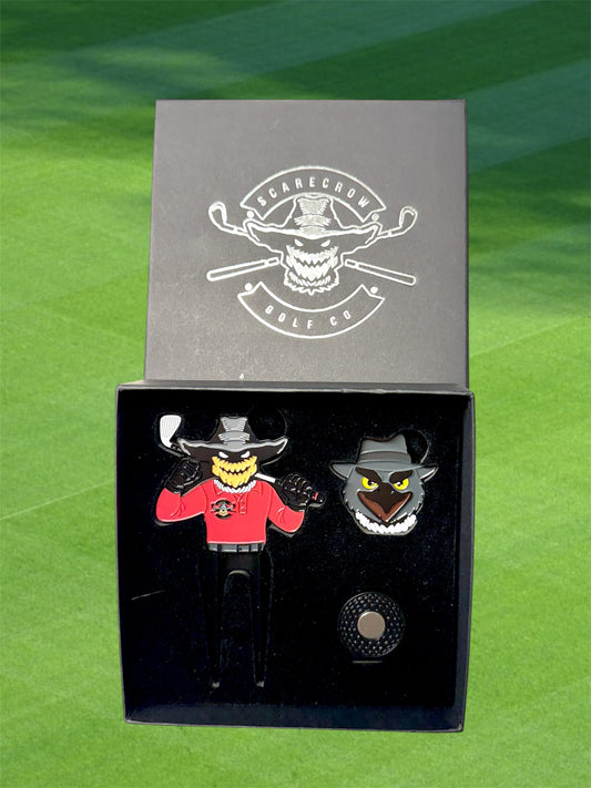 Kit exclusif Réparateur/Marqueur de balle Scarecrow Golf