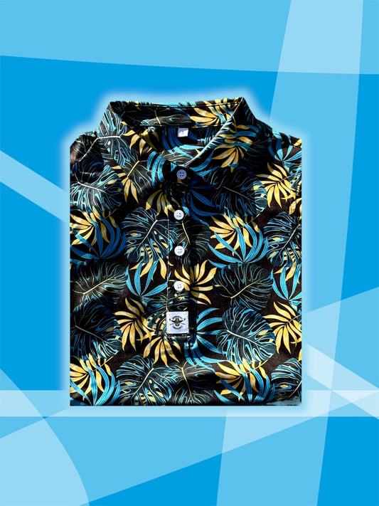 Polo  Blue Havana sans manche
