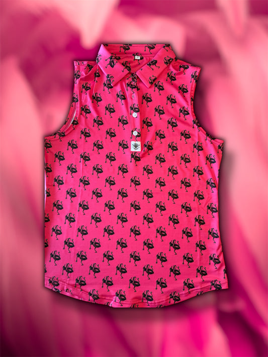 Polo Femme (sans manche)  Flamingolf