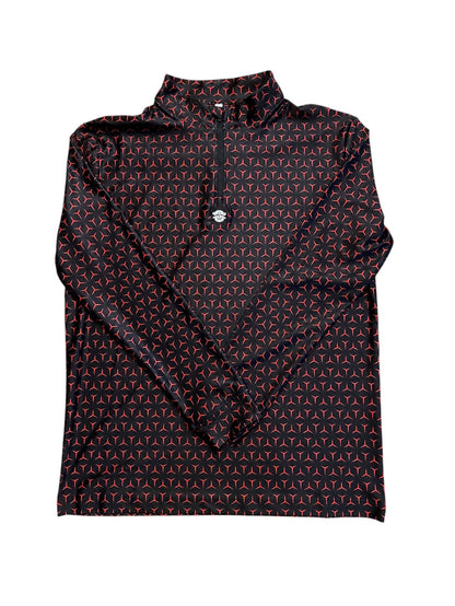 Polo 1/4 zip Tee Storm